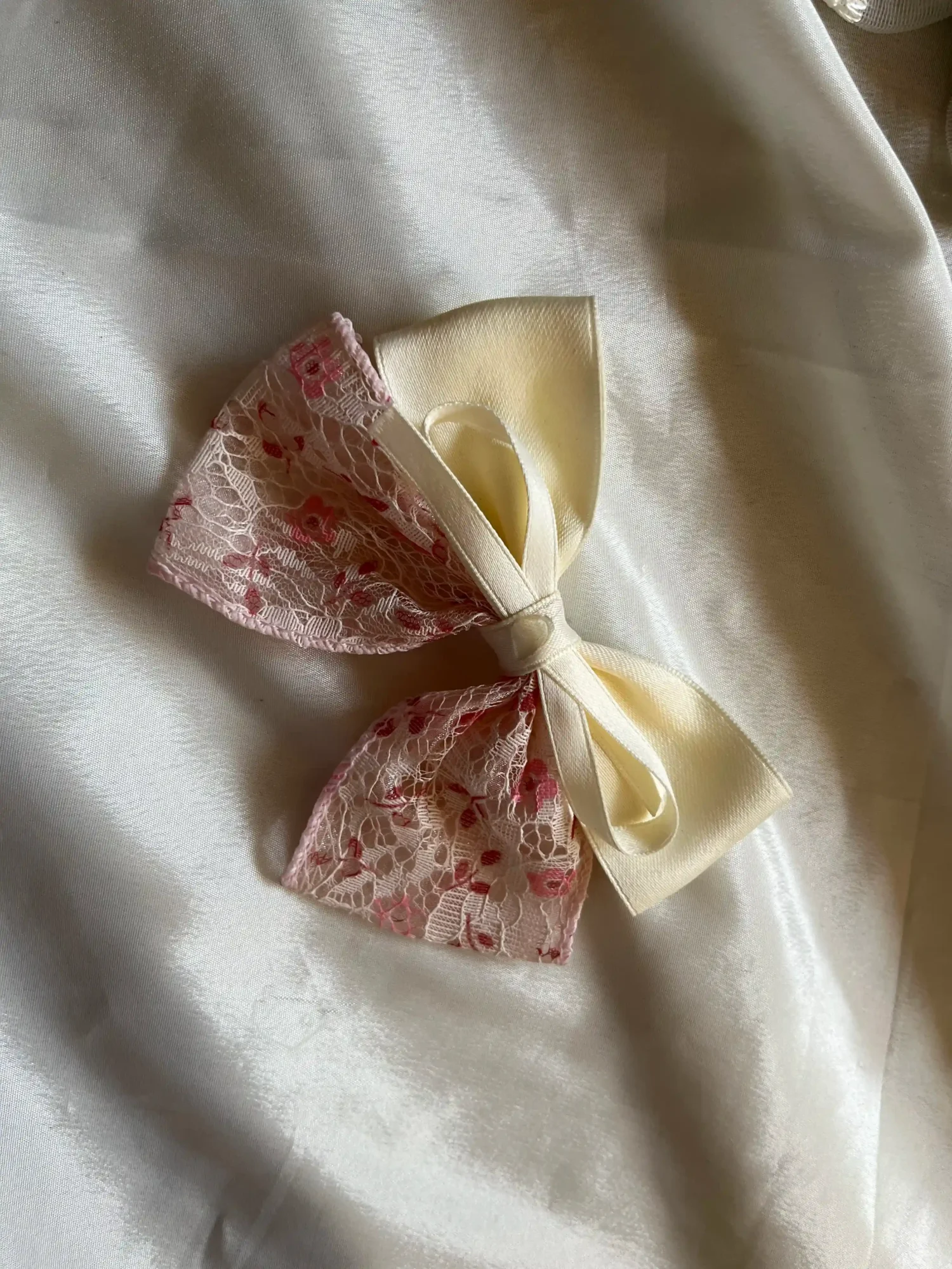 Floral Lace Bow