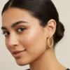 Golden Helix Hoops