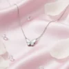 silver butterfly necklace