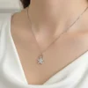 Dainty Silver Crystal Necklace