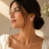 Pearl Flower Clip-On