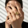 Statement Petal Ring