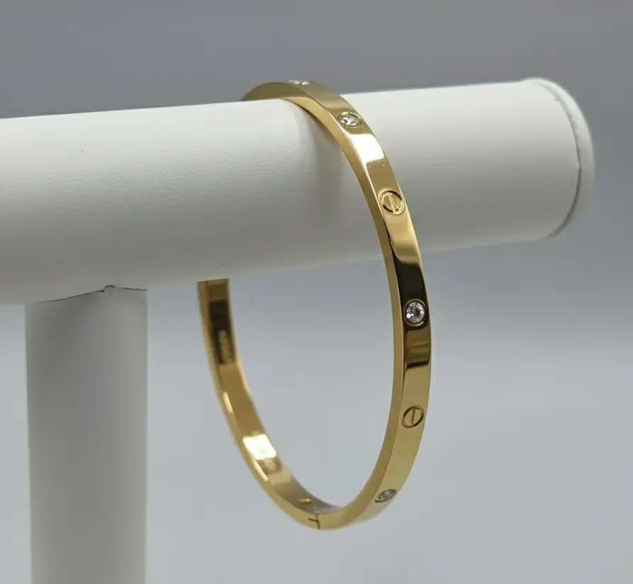 Anti-Tarnish Crystal Cartier Bracelet