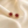 crimson-rose-studs