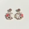 Coral Rose Garden Dreamy Earrings