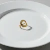 Anti-Tarnish Statement Oval Ring