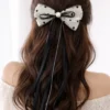 Off-white polka dot bow