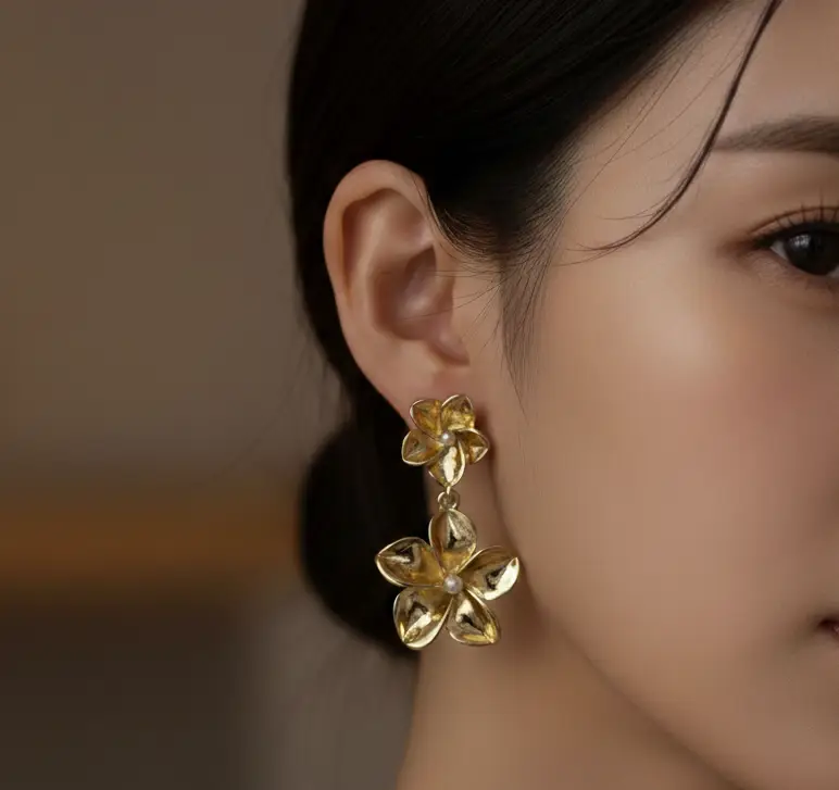 Statement Flower Earrings