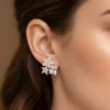 crystal stud earrings