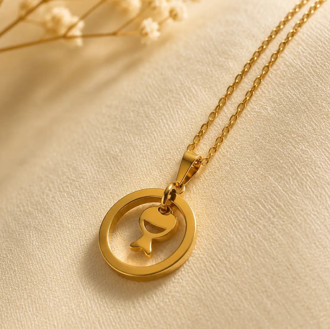 Cute Bunny Gold Necklace